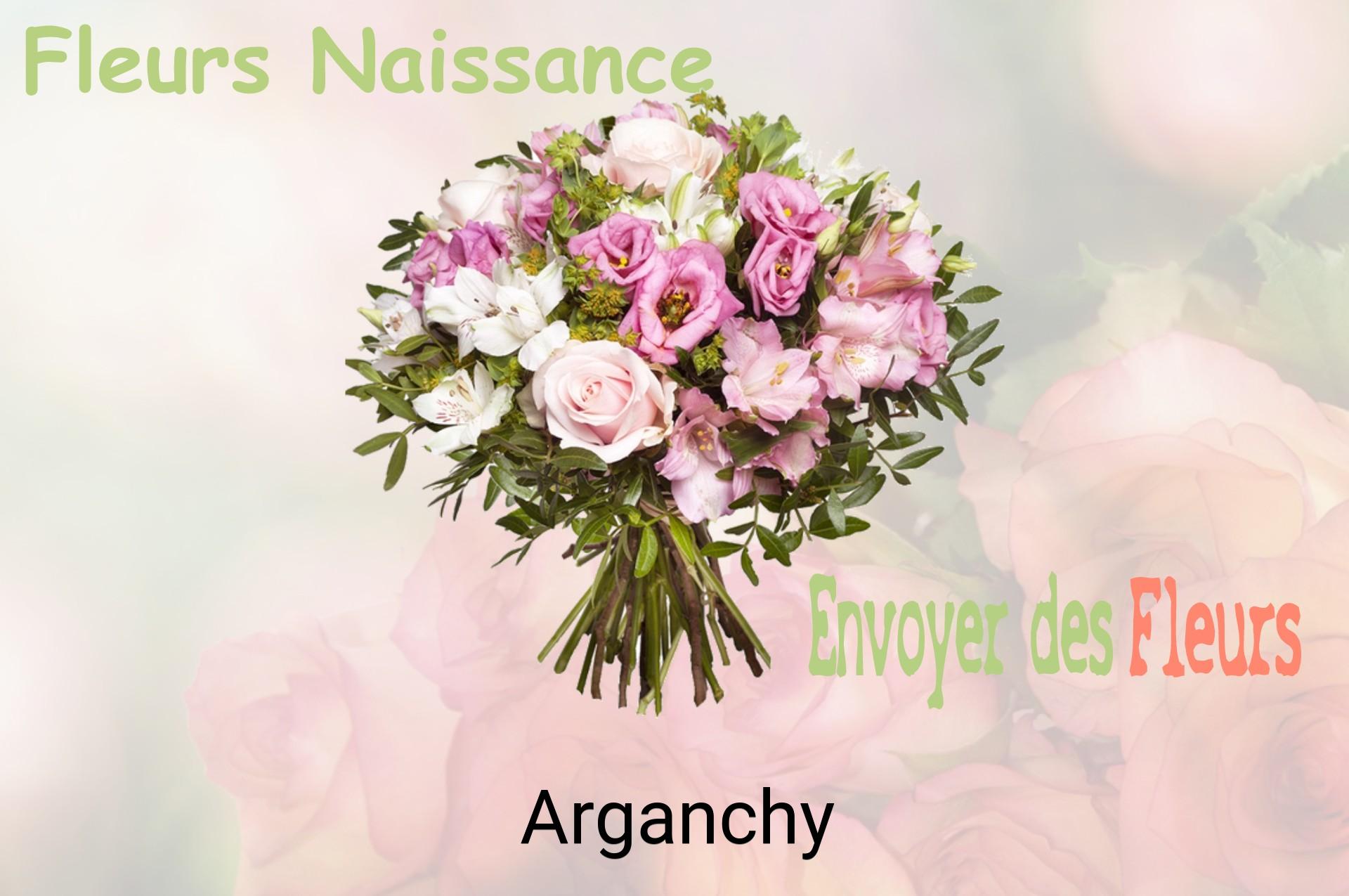 Bouquet de fleurs de naissance livré à Arganchy